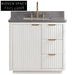 Modern Luxury Bathroom Vanity Sink Basin Cabinet Set with Soft-Close Drawers