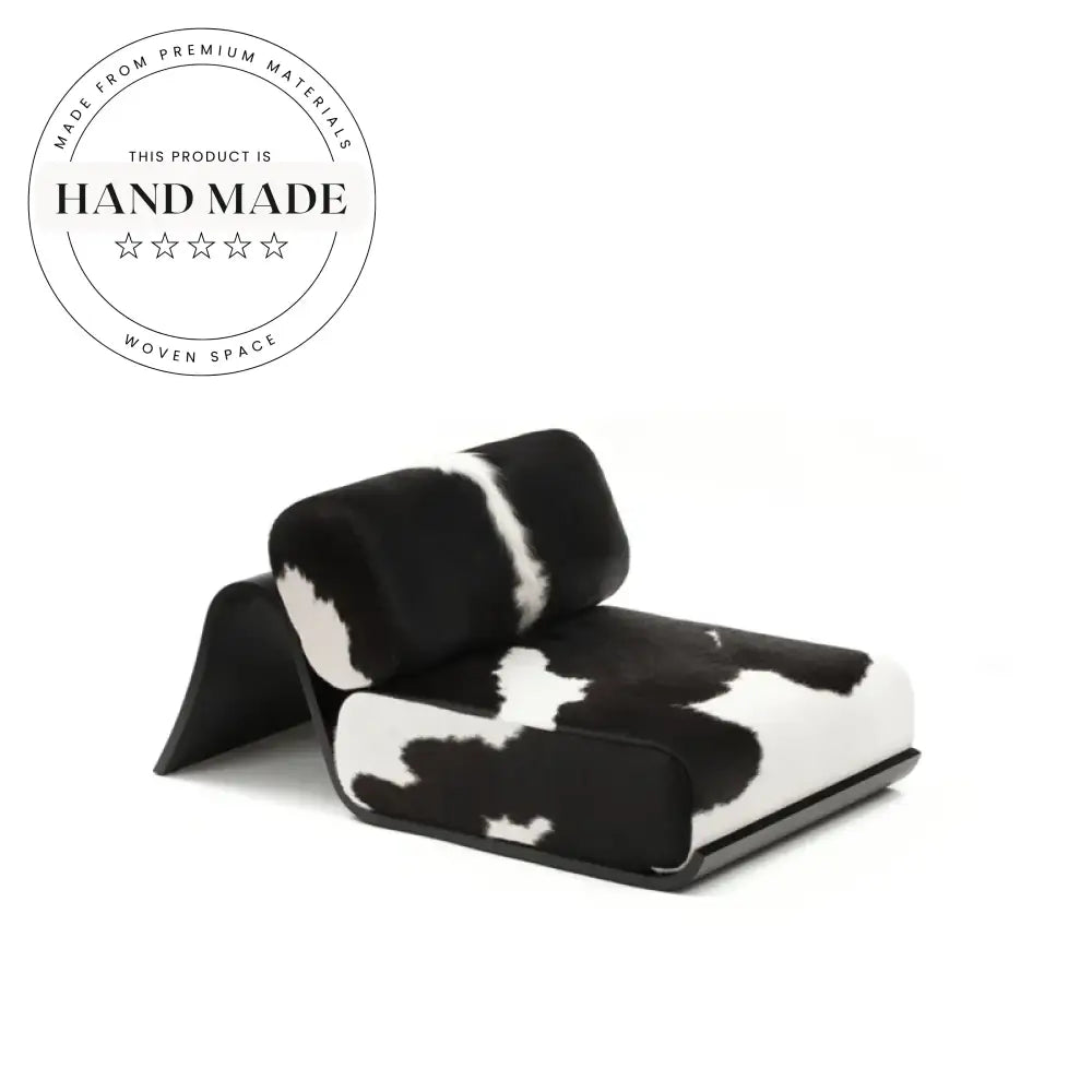 Modern Luxury Black Leather Accent Armchair with Metal Legs, Recliner