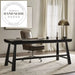 Modern Luxury Black Solid Wood Nordic Executive Writing Desk