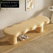 Modern Luxury Boucle Fabric Long Shoe Bench for Entryway or Bedroom