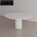 Modern Luxury Calacatta Viola Marble Round Dining Table for Home or Cafe