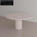 Modern Luxury Calacatta Viola Marble Round Dining Table for Home or Cafe
