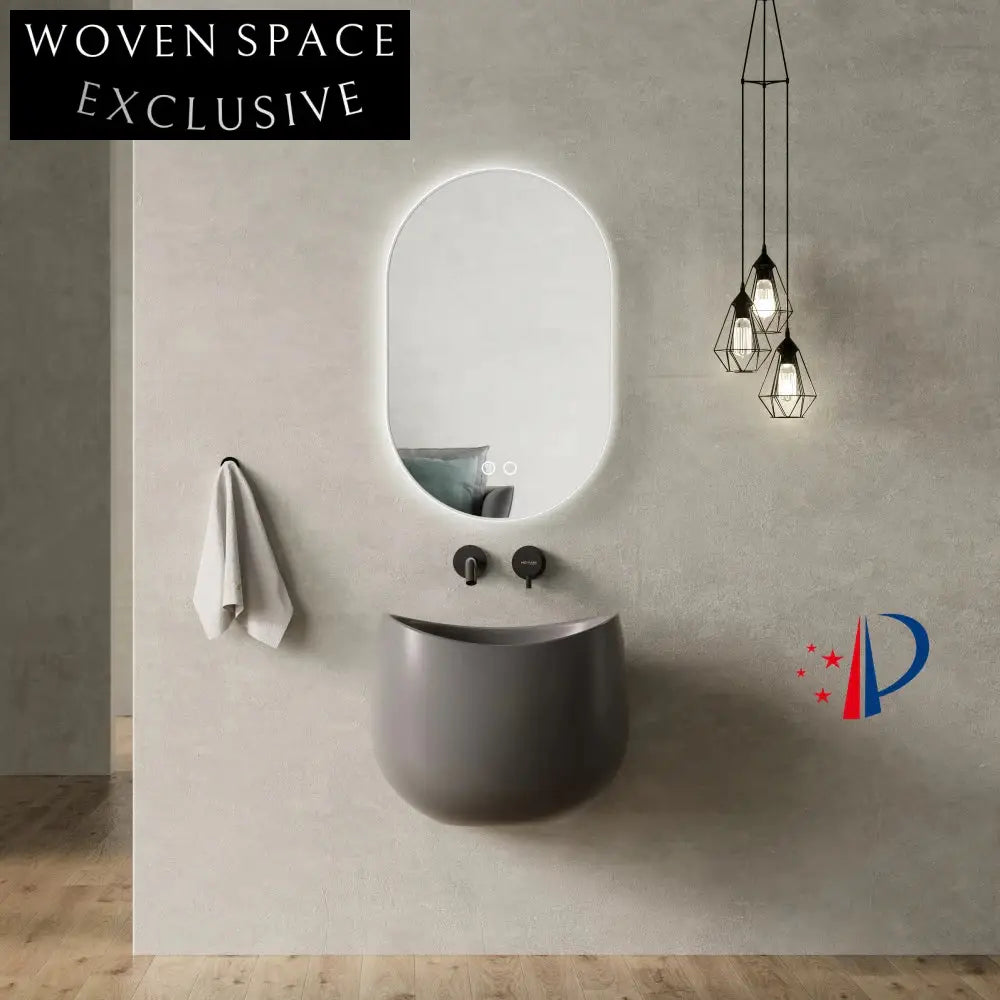 Modern Luxury Ceramic Porcelain Wall Hung Mounted Bathroom Wash Basin