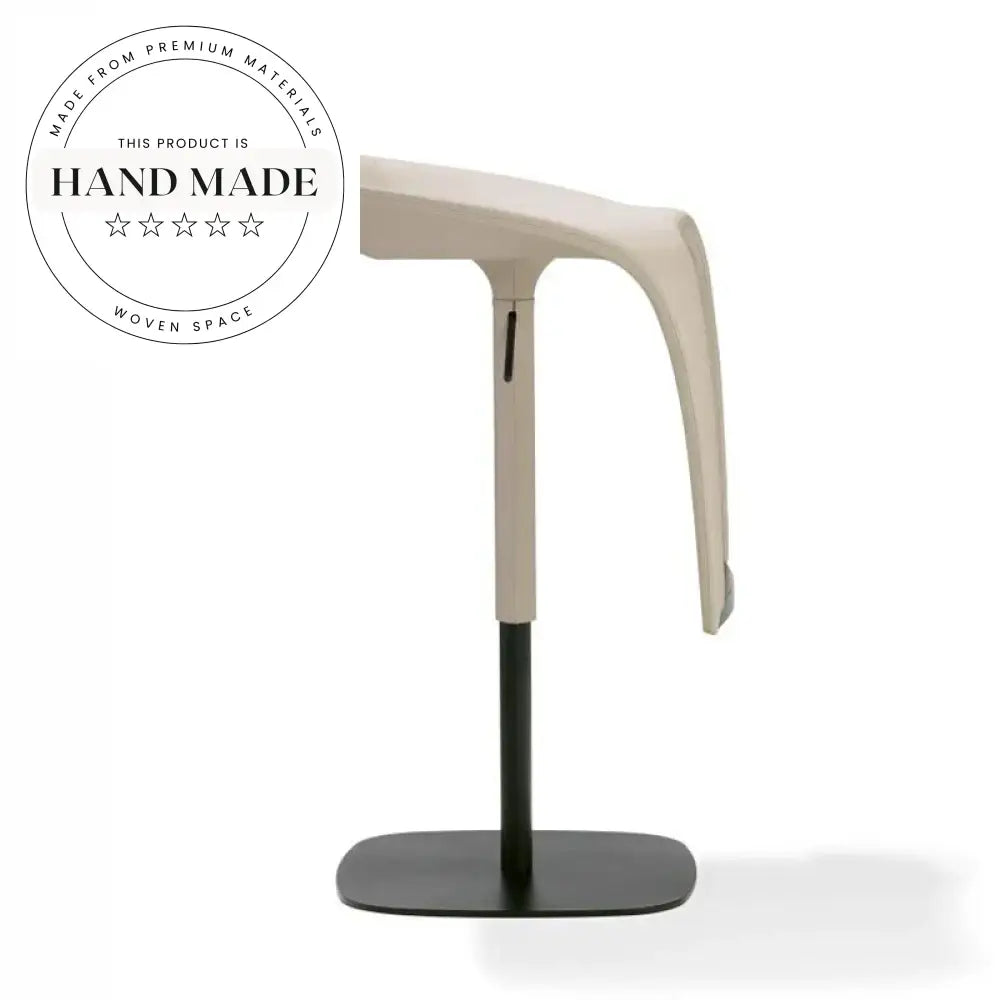 Modern Luxury Counter Height Stainless Steel Adjustable Rotating Bar Stool