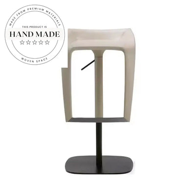 Modern Luxury Counter Height Stainless Steel Adjustable Rotating Bar Stool