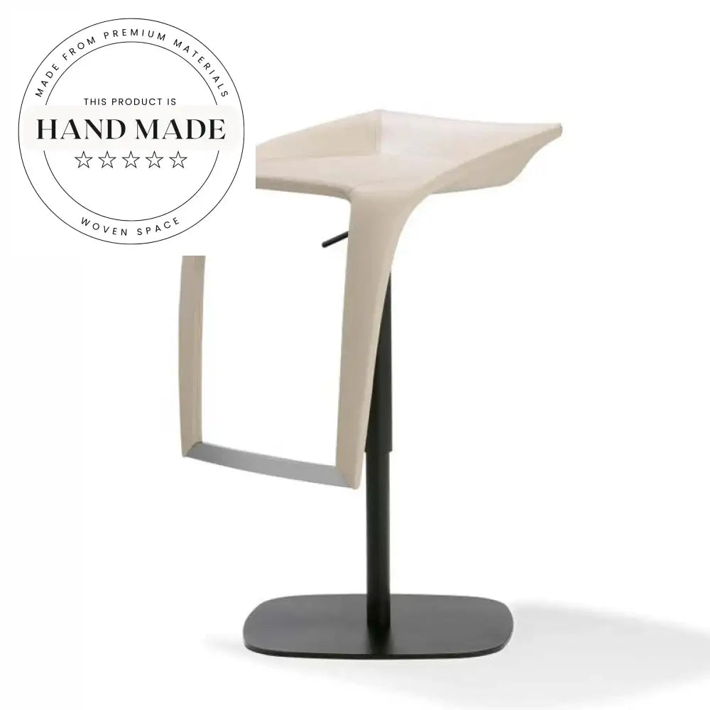 Modern Luxury Counter Height Stainless Steel Adjustable Rotating Bar Stool