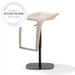 Modern Luxury Counter Height Stainless Steel Adjustable Rotating Bar Stool