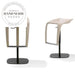 Modern Luxury Counter Height Stainless Steel Adjustable Rotating Bar Stool