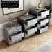 Modern Luxury Dining Sideboard Cabinet with Wine Storage & Shelves
