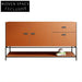 Modern Luxury Dining Sideboard Cabinet with Wine Storage & Shelves