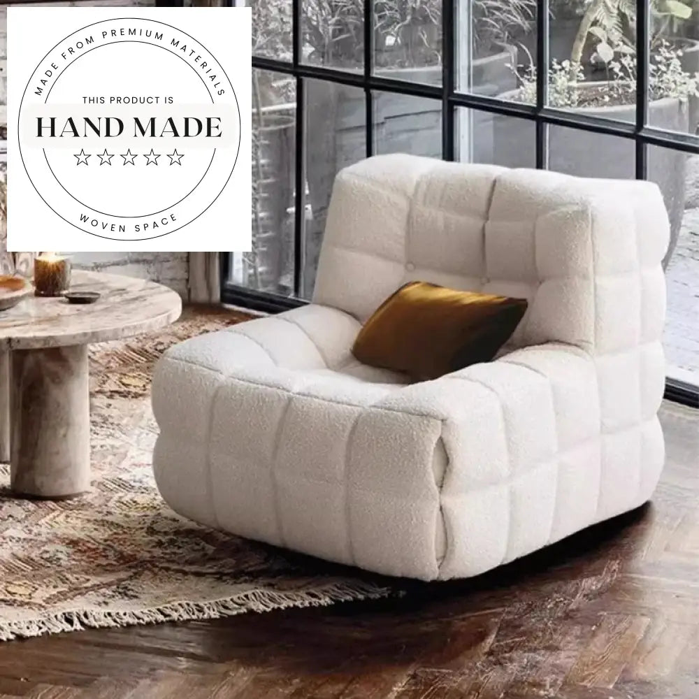 Modern Luxury Fabric Accent Lounge Chair for Hotel Home Living Room Recliner