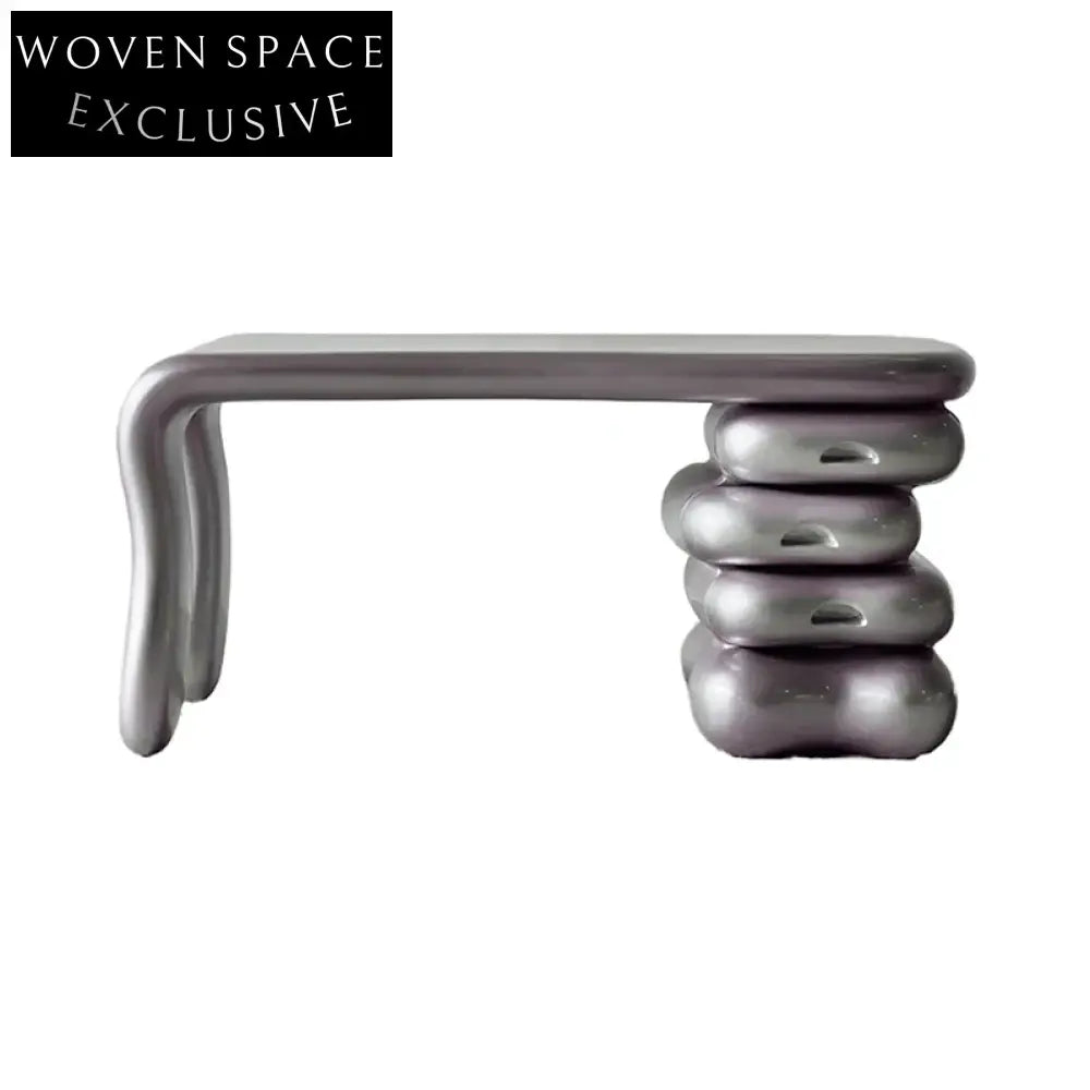 Modern Luxury Fiberglass Console Dressing Table Office Desk