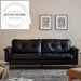 Modern Luxury French Retro 3-Seater Genuine Leather Sectional Sofa