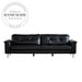 Modern Luxury French Retro 3-Seater Genuine Leather Sectional Sofa