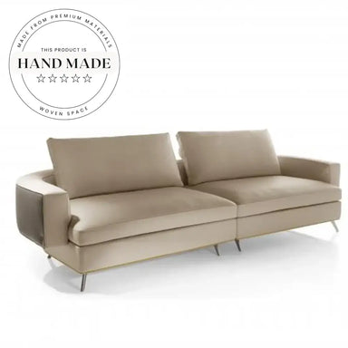 Modern Luxury Genuine Leather Modular Sectional Living Room Sofa