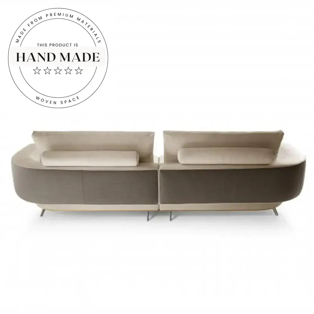 Modern Luxury Genuine Leather Modular Sectional Living Room Sofa