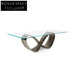 Modern Luxury Glass Dining Table, Metal Base, Seats 6, Italian Design Dining Table