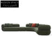 Modern Luxury Green Linen Fabric L-Shaped Corner Sectional Sofa Set