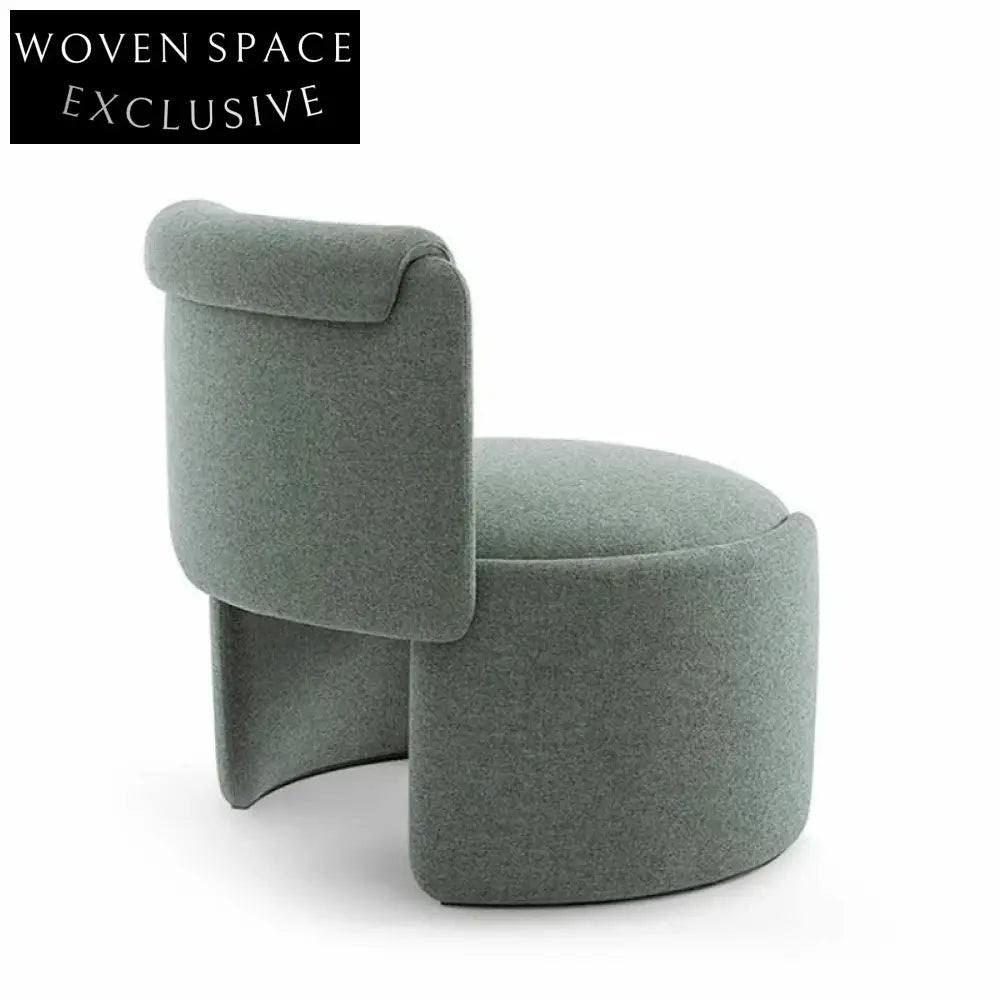 Modern Luxury Green Velvet Fabric Dining Chair High Back Accent Leisure Seat