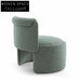 Modern Luxury Green Velvet Fabric Dining Chair High Back Accent Leisure Seat