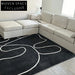 Modern Luxury Hand-Tufted Polypropylene Rectangle Geometry Pattern Dining Room Carpet