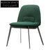 Modern Luxury High-Density Linen Fabric Dining Chair with Strong Metal Legs
