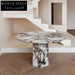 Modern Luxury High Quality Marble Round Dining Table for Elegant Homes