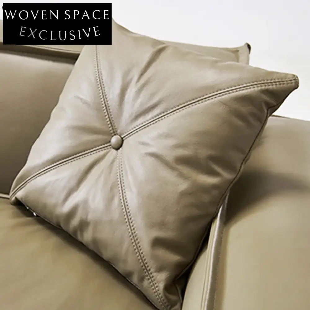 Modern Luxury Interior Classic Living Room Sectional Sofa with Leather Upholstery