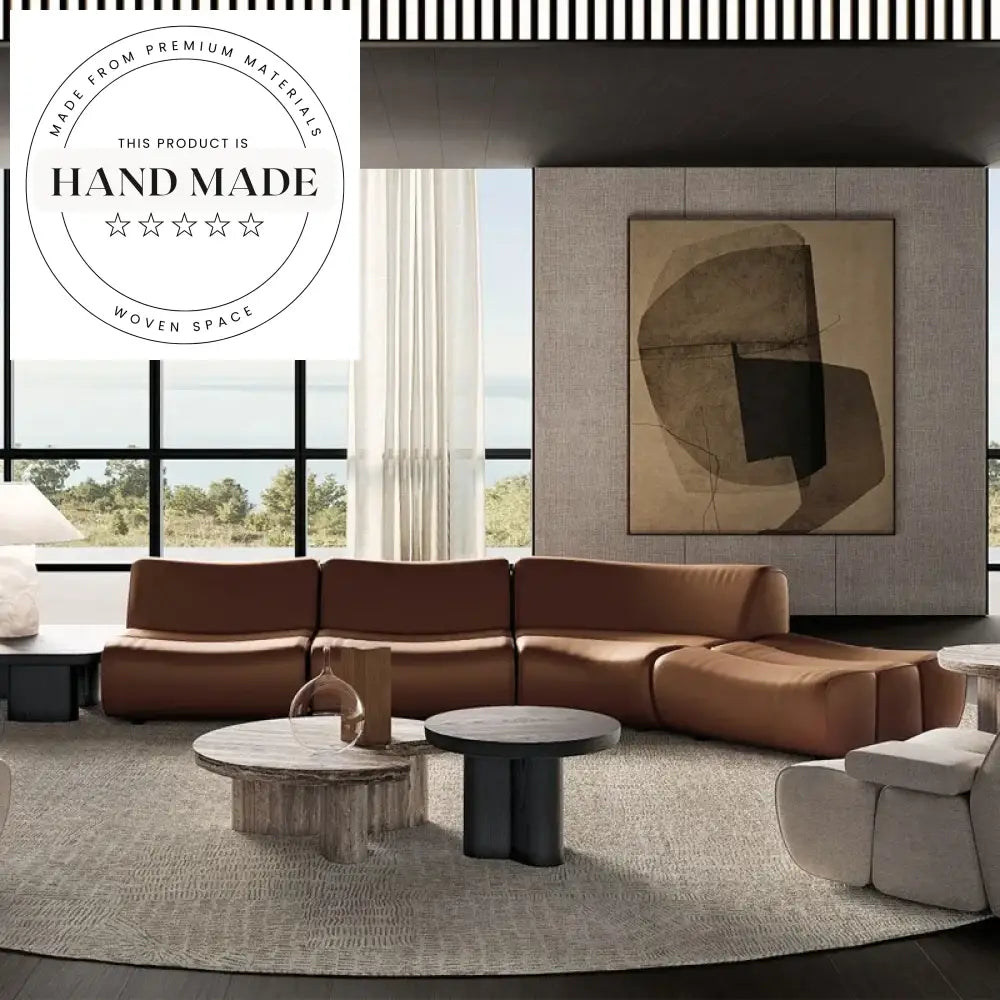 Modern Luxury Italian Designer Curved Velvet Modular Sectional Sofa