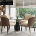 Modern Luxury Italian Style PU Leather Dining Comfortable Home Chair