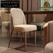 Modern Luxury Italian Style PU Leather Dining Comfortable Home Chair