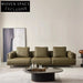 Modern Luxury L-Shape Corner Sofa Couch with Metal Base & Real Leather Upholstery