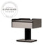 Modern Luxury Leather Bedside Table with Wireless Charging Nightstand