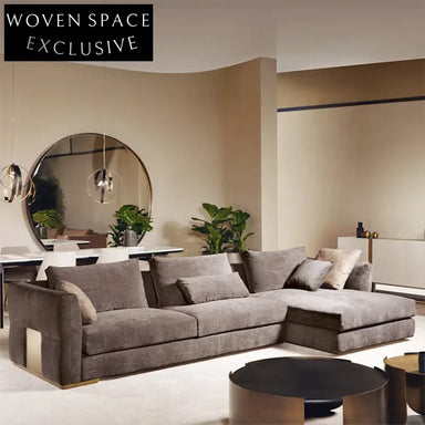 Modern Luxury Leather Living Room Sofa Chair for High-End Minimalist Homes