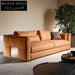 Modern Luxury Leather Living Room Sofa Chair for High-End Minimalist Homes