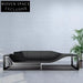 Modern Luxury Leather Long Bench Lounge Sofa for Living Room