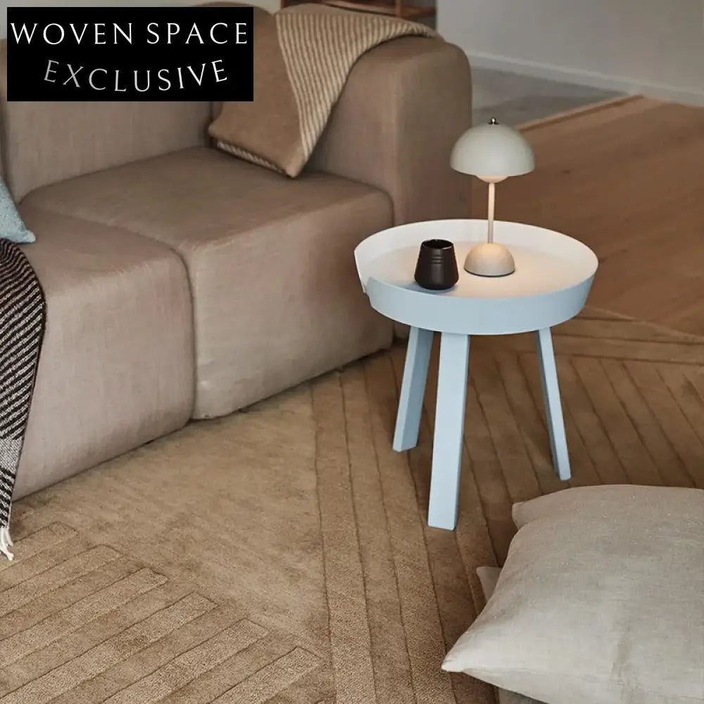 Modern Luxury Living Room Solid Color High-Grade Polyester Fiber Area Carpet