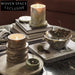Modern Luxury Marble Cylinder Candleholder for Dining Table Decoration Candle Jars