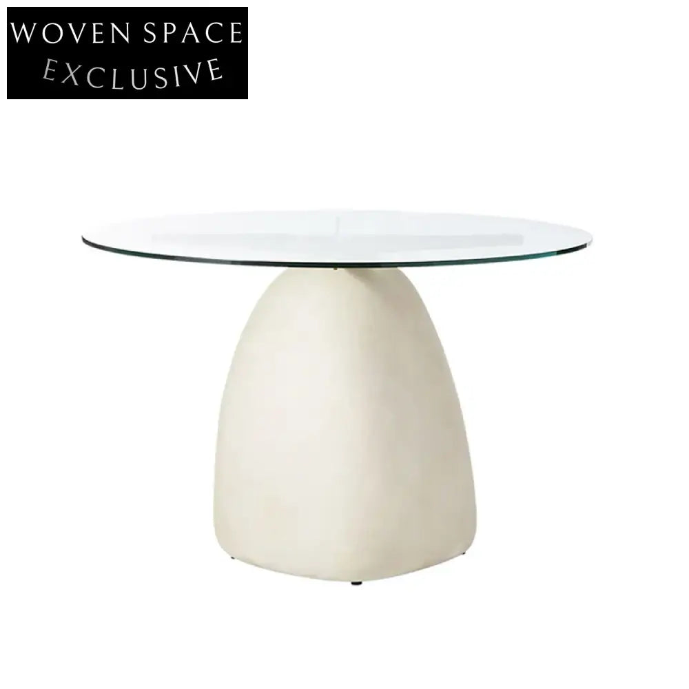 Modern Luxury Marble Glass 8-Seater Dining Table Restaurant Furniture Set