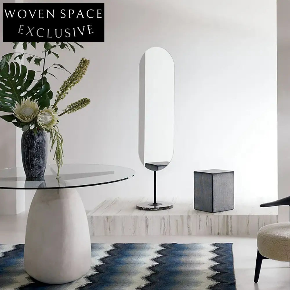 Modern Luxury Marble Glass 8-Seater Dining Table Restaurant Furniture Set