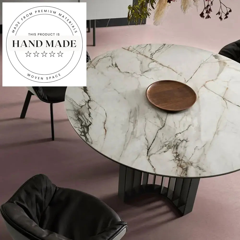 Modern Luxury Marble Top Rectangle Stainless Steel Dining Table