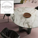 Modern Luxury Marble Top Rectangle Stainless Steel Dining Table