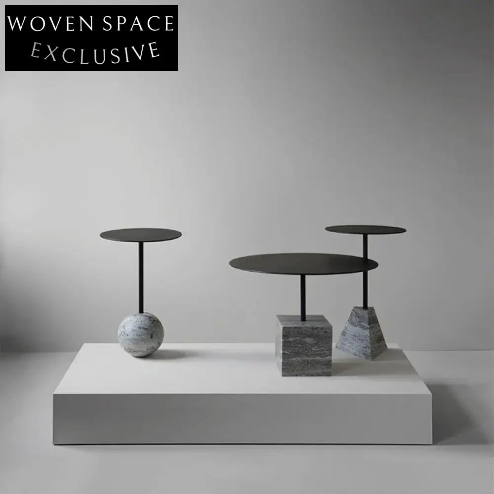 Modern Luxury Marble Top Stainless Steel Frame Living Room Accent Coffee Table