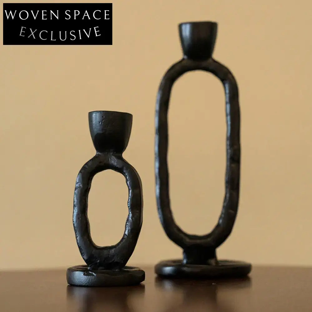 Modern Luxury Metal Candle Holder Set for Home Hotel Wedding Decor