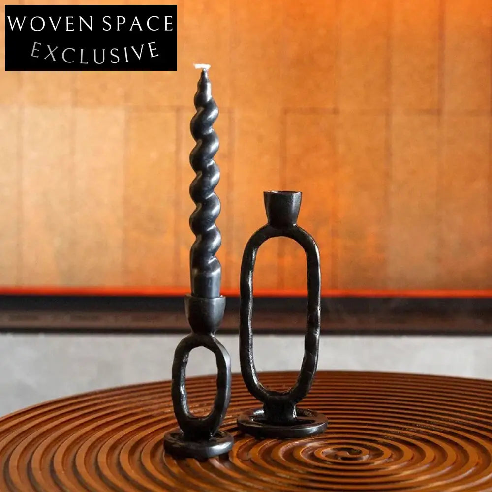 Modern Luxury Metal Candle Holder Set for Home Hotel Wedding Decor