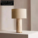 Modern Luxury Natural Stone Marble Tabletop LED Desk Lamp for Bedroom