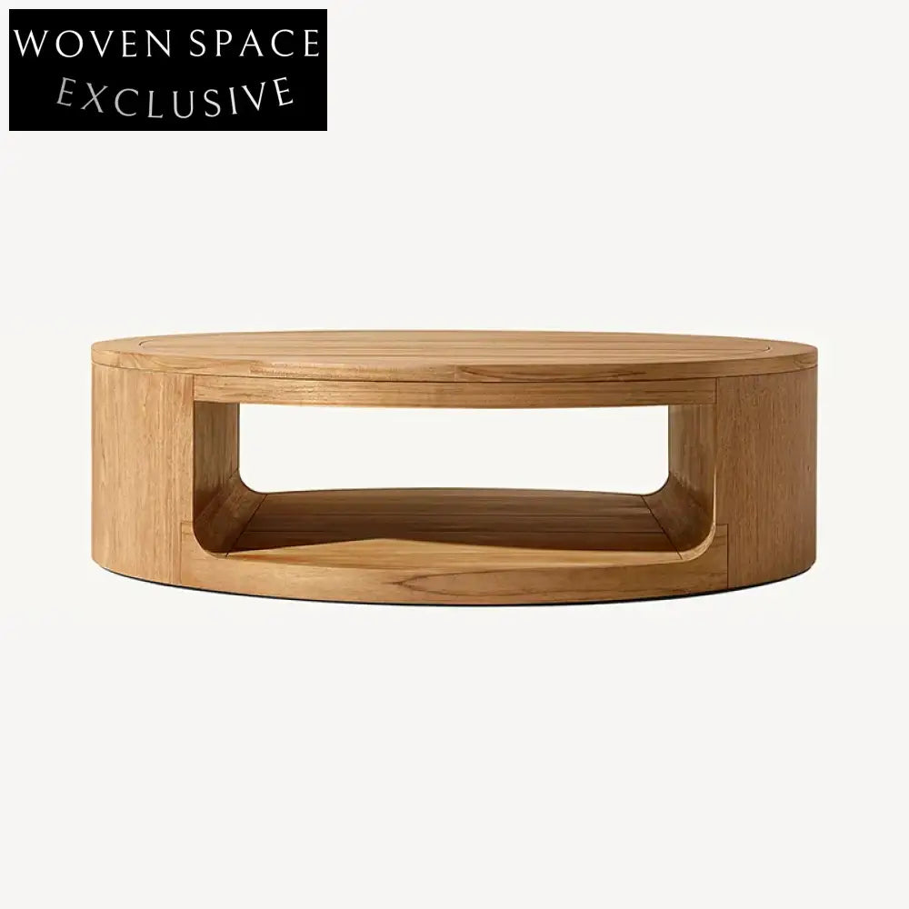 Modern Luxury Outdoor Teak Wood High Back Sectional Patio Sofa Chair