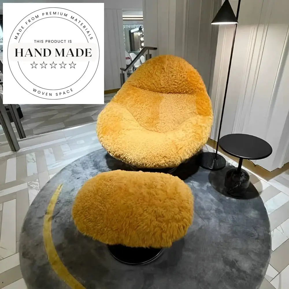 Modern Luxury Plush Rotating Accent Chair for Living Room and Bedroom