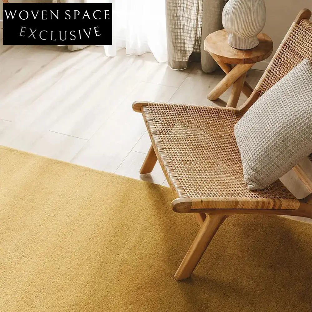 Modern Luxury Polyester Rug for Living Room Bedroom – Custom Handmade Solid Color