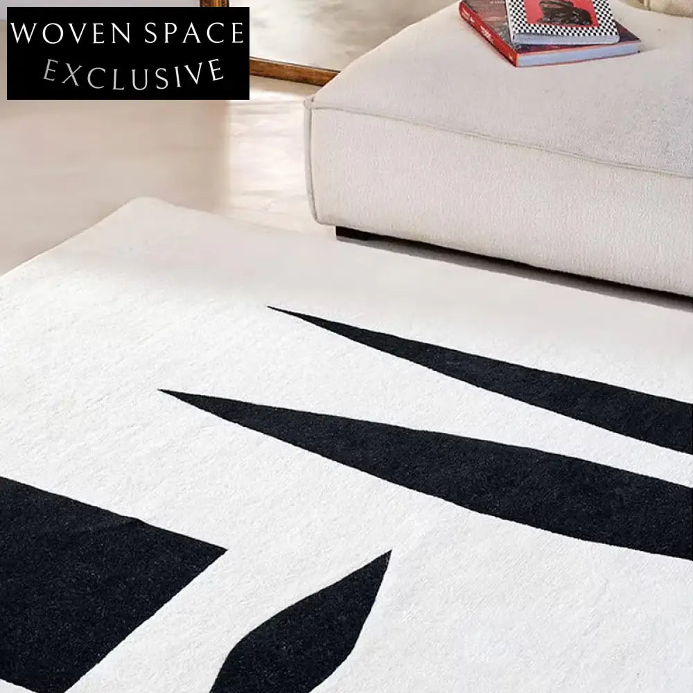 Modern Luxury Rectangle Area Rug for Living Room Bedroom Hallway
